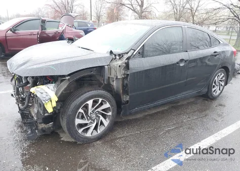 2017 Honda Civic Ex from USA, damaged, VIN 19XFC2F75HE058478